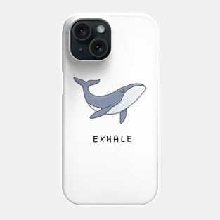 The Exhale Whale Phone Case