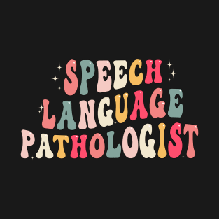 Speech Therapy Retro Speech Language Pathologist Therapist T-Shirt