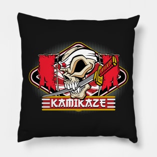 Kamikaze Skull Pillow