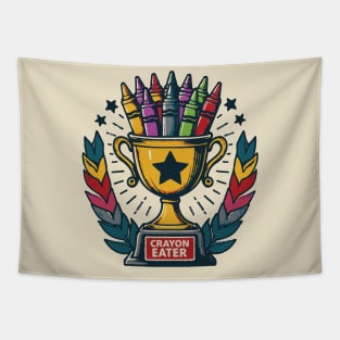 Crayon Eater Trophy Tapestry