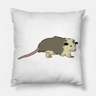 opossum sticker Pillow