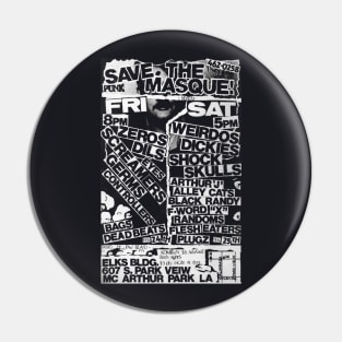 Save the Masque Feb 1978 Pin