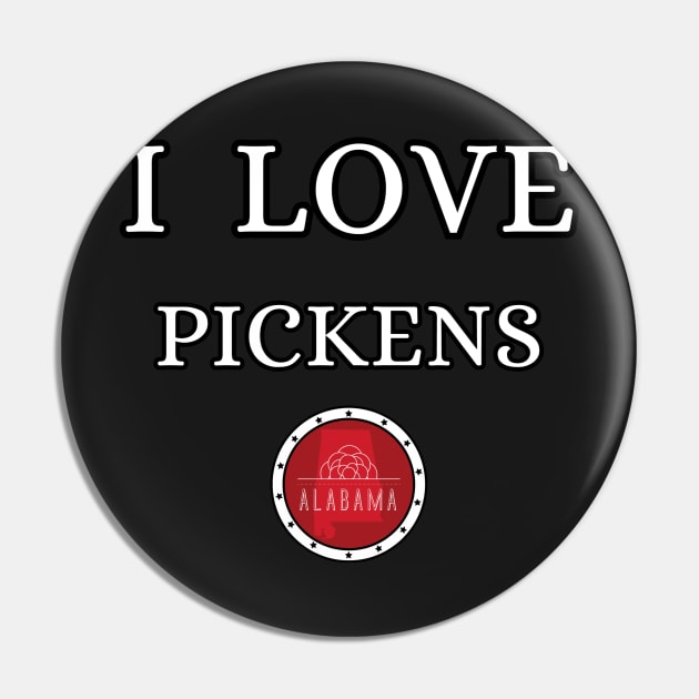 I LOVE PICKENS | Alabam county United state of america Pin by euror-design