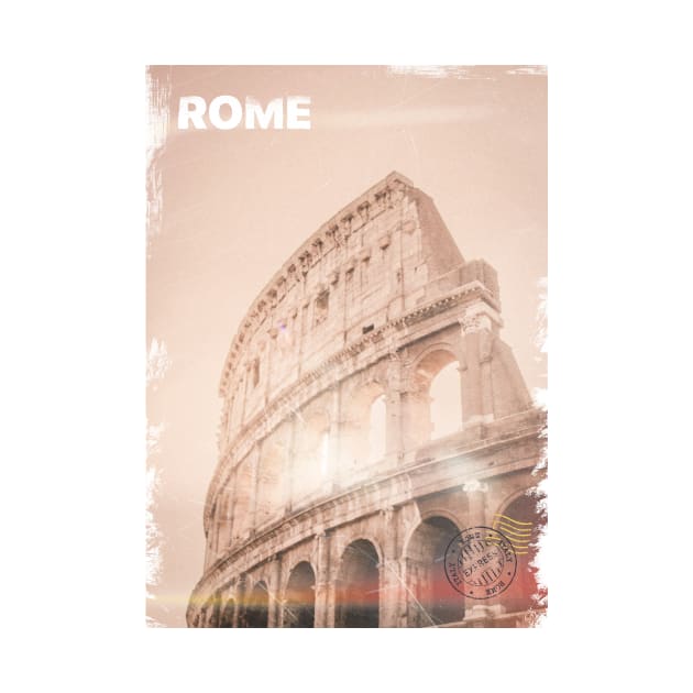 Vintage Rome Poster | Places of the World by Visitify