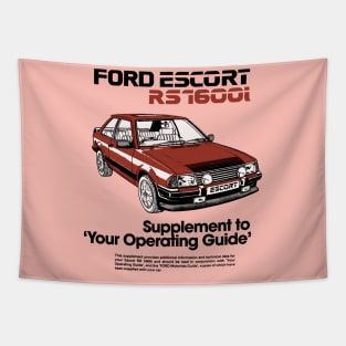 FORD ESCORT 1600i - owners handbook Tapestry