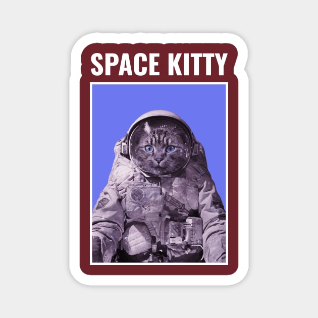 Space Kitty Design Magnet by ArtPace