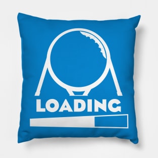 RollerCoaster Loading - White Pillow