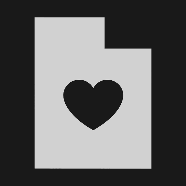 Utah Love Heart by helloshirts