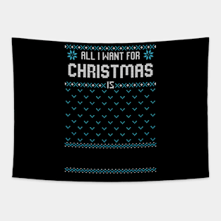 all i want for christmas -template Tapestry