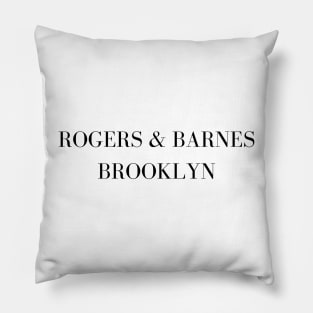 rogers and barnes brooklyn Pillow