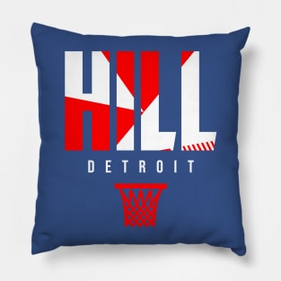 Hill Detroit Basketball Pillow