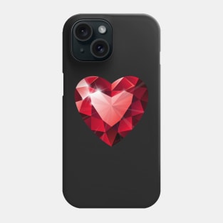 I want to be your precious heart of diamond Phone Case