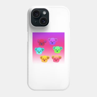 Winter Koalas - Pink/Purple Phone Case