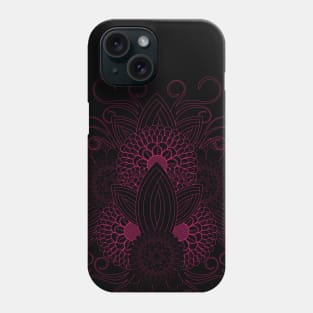 Abstract Doodle Flower Phone Case