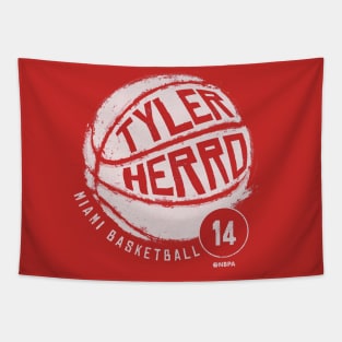 Tyler Herro Miami Basketball Tapestry