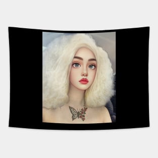 Soft White Lily 2023 Tapestry