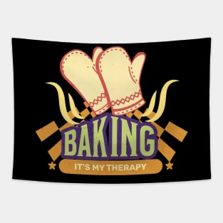 Baking it’s my therapy Tapestry