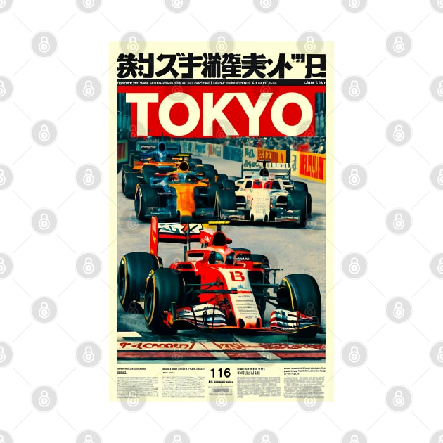 Tokyo Formula 1 - Design 1 by Joe Neckbone's Hangout