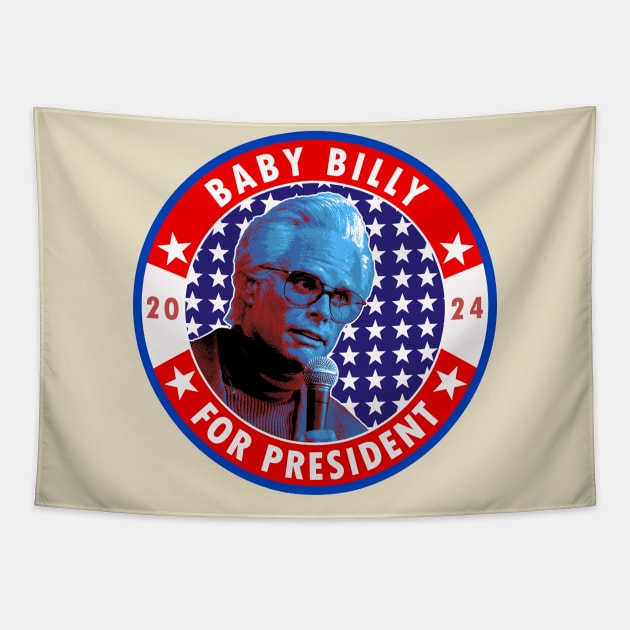 Baby Billy for President 2024 Tapestry by Jina Botak