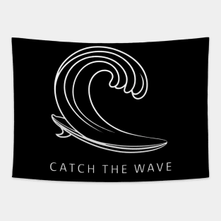 Catch the wave Surfing Tapestry