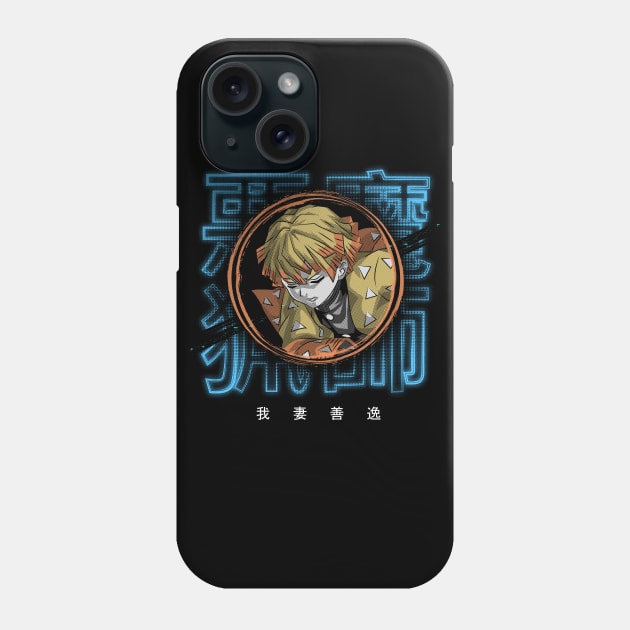 Zenitsu Demon Hunter Phone Case by Andreek