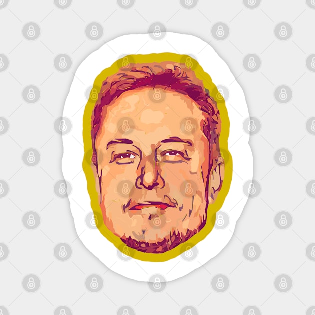 Elon Musk Magnet by Playful Creatives