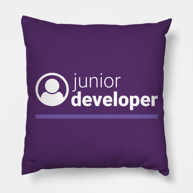 Junior Developer Pillow by codewearIO