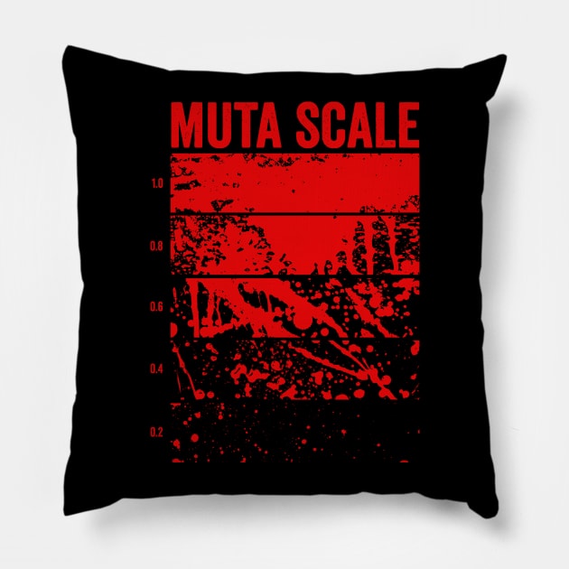 Muta Scale Pillow by crimsonmaskmerch