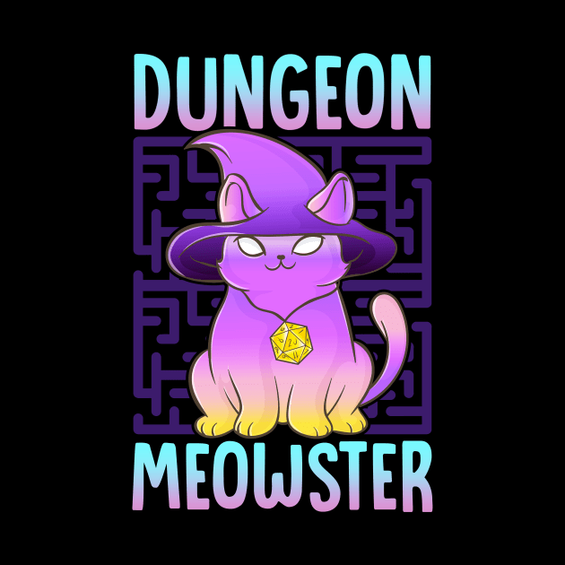 Dungeon Meowster Tabletop Gamer by theperfectpresents