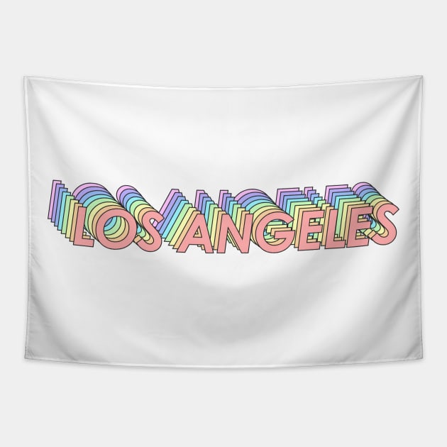 Los Angeles Tapestry by laundryday