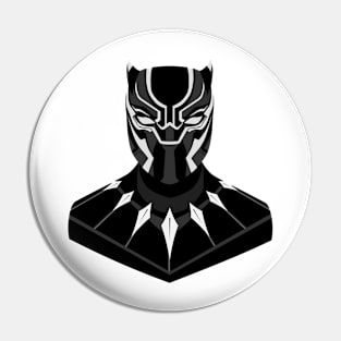 Black Panther Minimalist Pin