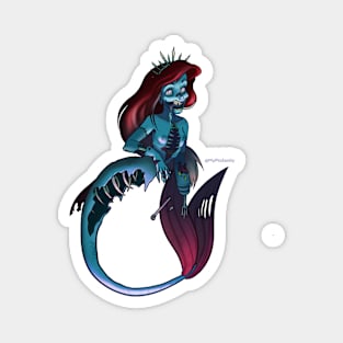 Zombie Mermaid Magnet