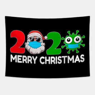 Quarantine Merry Christmas 2020 Perfect Pajamas Family Gifts Tapestry