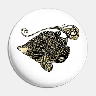 fish ornamental with texture Pin