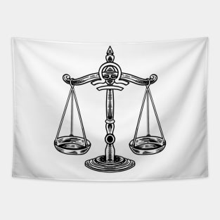 Libra Zodiac Sign Birthday Gift Tapestry