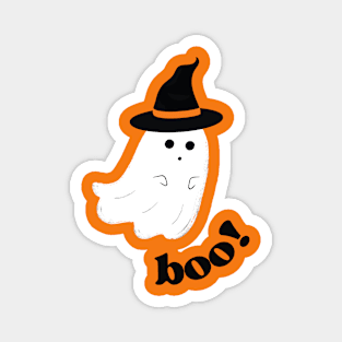 Cute Ghost and Boo Magnet