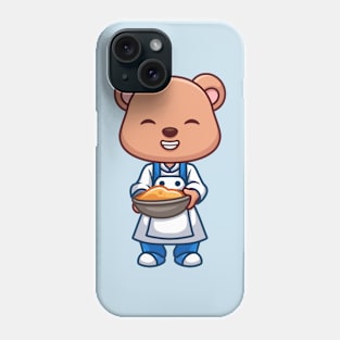 Chef Bear Cute Cartoon Phone Case