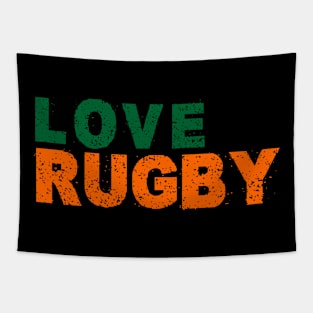 LOVE RUGBY Tapestry