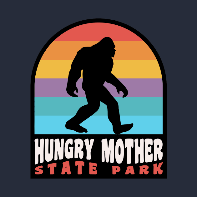 Hungry Mother State Park Campground Bigfoot Sasquatch by PodDesignShop