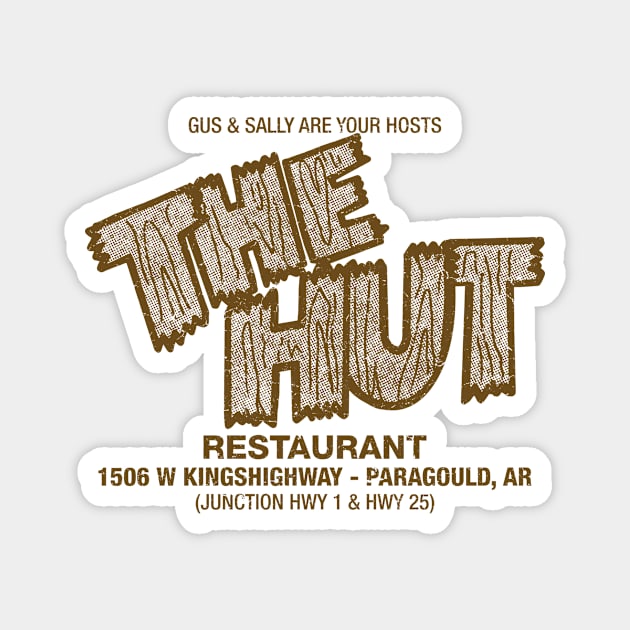 The Hut Restaurant Magnet by rt-shirts