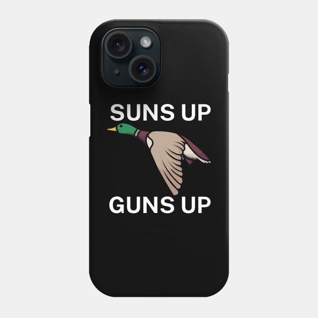 Suns up guns up Phone Case by maxcode