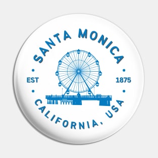Santa monica, California Pin