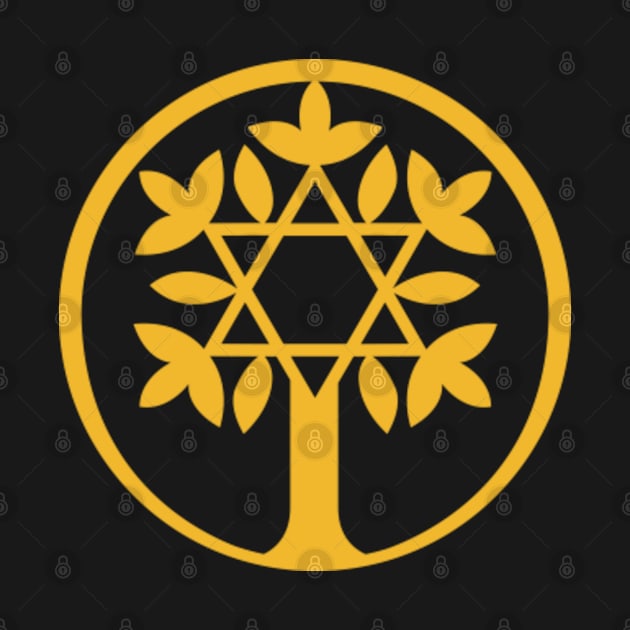 Star of David - Tree of Life by enigmaart