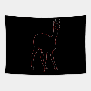 Holy Llama Tapestry