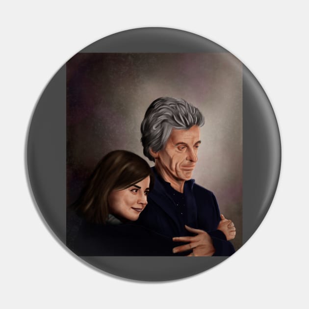 Clara and the Doctor Pin by SanFernandez