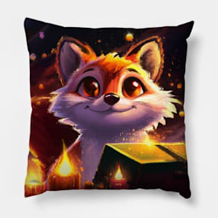 Cute Animals Drawing Pillow