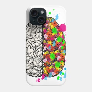 Creative side of your brain Phone Case