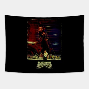 Trapped In Stephen King's Nightmare Maximum Overdrive Thriller Tee Tapestry