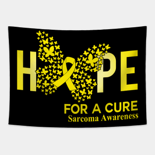 Hope For A Cure Butterfly Gift Sarcoma 2 Tapestry