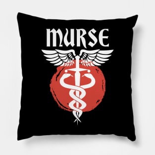 Murse - Male nurse - Heroes Pillow